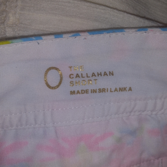 Lilly Pulitzer Callahan Size 0 NWOT Lovers Coral Vacation resort short - Picture 10 of 13